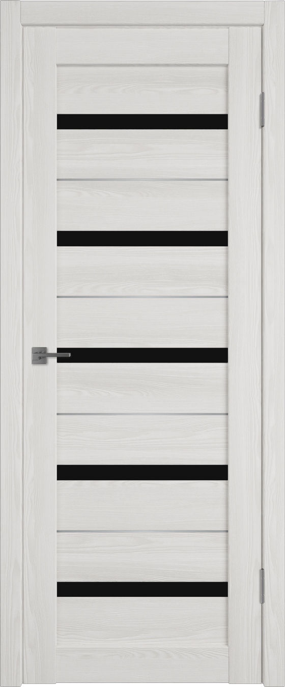 Atum Pro AL7 BLACK gloss 800*2000 Bianco Р молдинг серебро