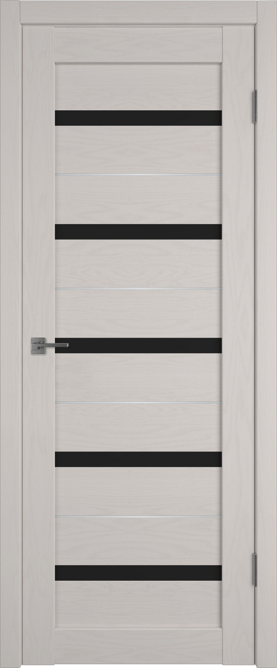Atum Pro AL7 BLACK gloss 800*2000 Fleet Soft молдинг серебро