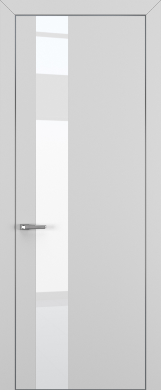 Квалитет К3 White Pure 800*2000 Матовый Серый ALU Серая зпп Eclipse под 2 петли зпз 196