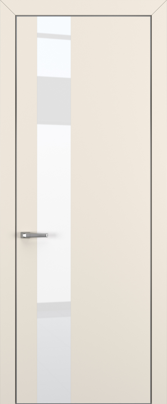 Квалитет К3 White Pure 800*2000 Матовый крем ALU Серая зпп Eclipse под 2 петли зпз 196