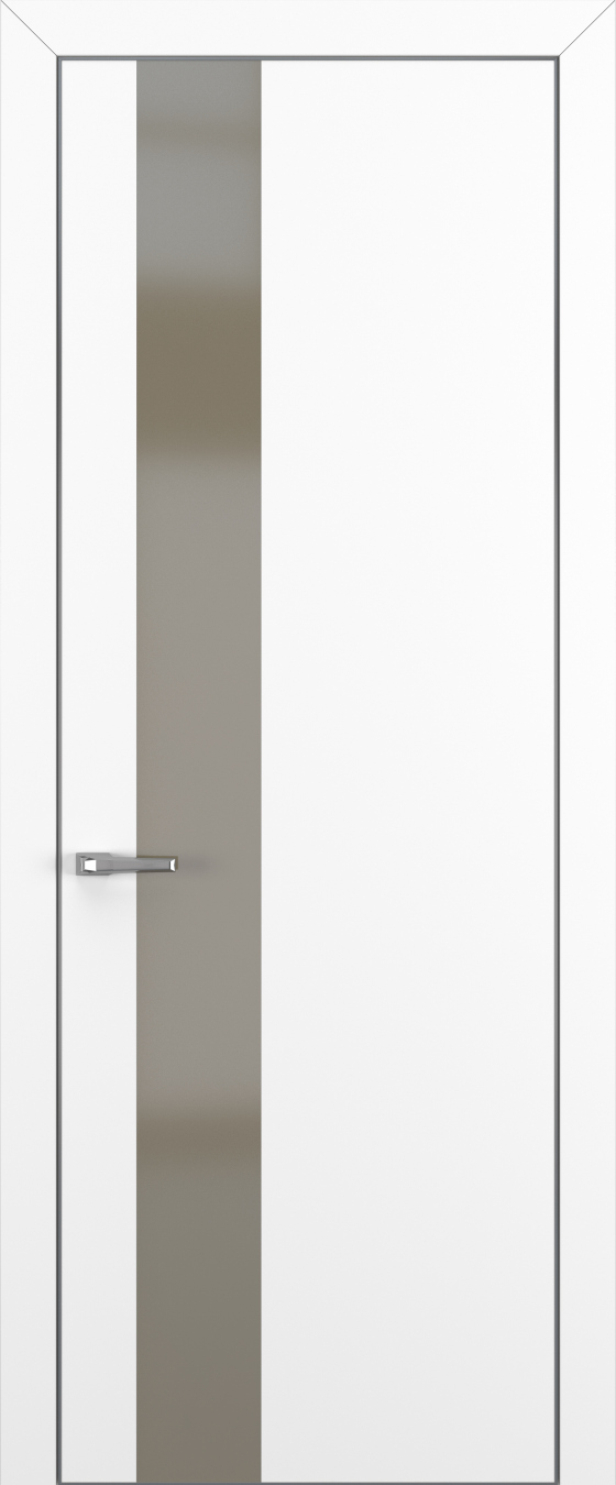 Квалитет К3 Silver Bronze 800*2000 Белый матовый ALU Серая зпп Eclipse под 2 петли зпз 196