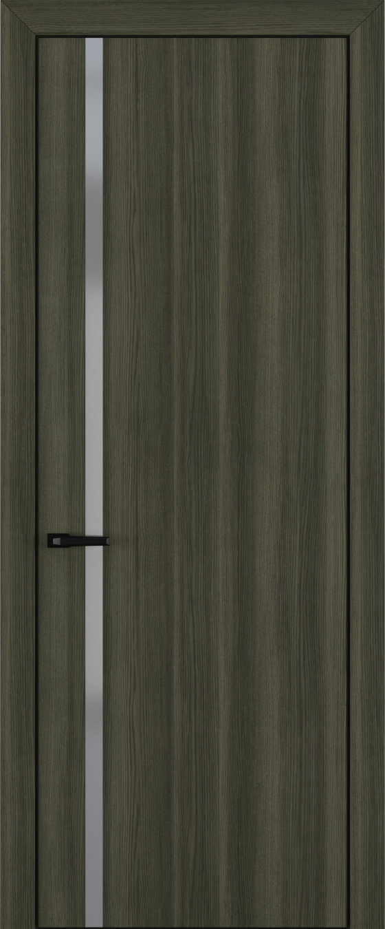 Квалитет К1 Silver Grey 800*2000 Дуб темный ALU Черная зпп Eclipse 2.0 под 2 петли зпз 196
