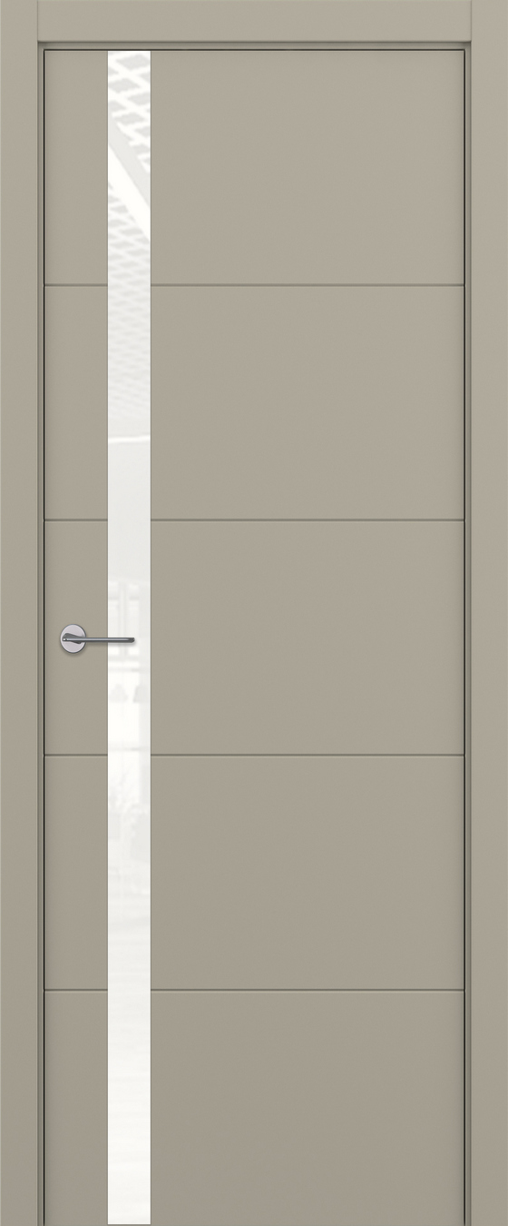 Groove ДО ART Lite Lacobel White Pure 800*2000 Серый шелк эмаль (43)