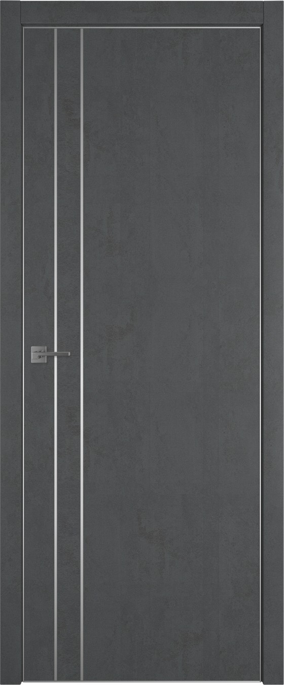 Urban 2 V 800*2000 Jet loft Silver Edge молдинг серебро зпп Eclipse зпз 196