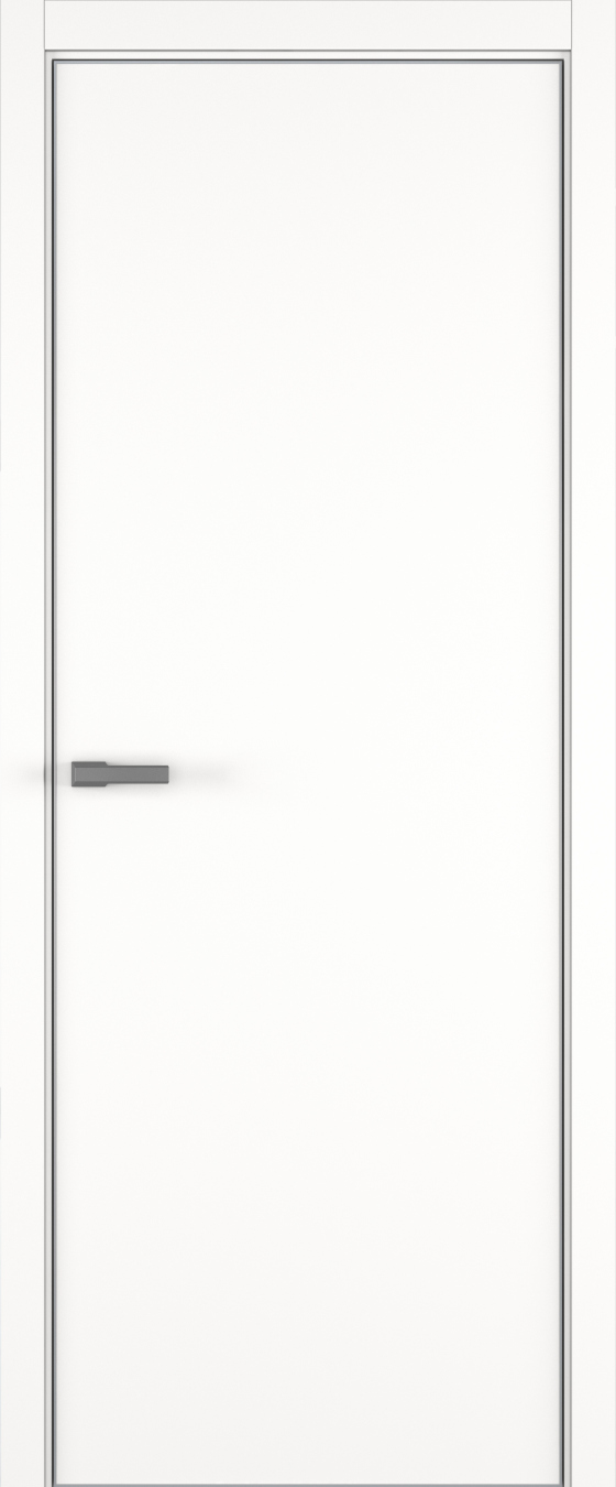 Elen ДГ ART Lite 800*2000 Белая эмаль (43) ALU Серая