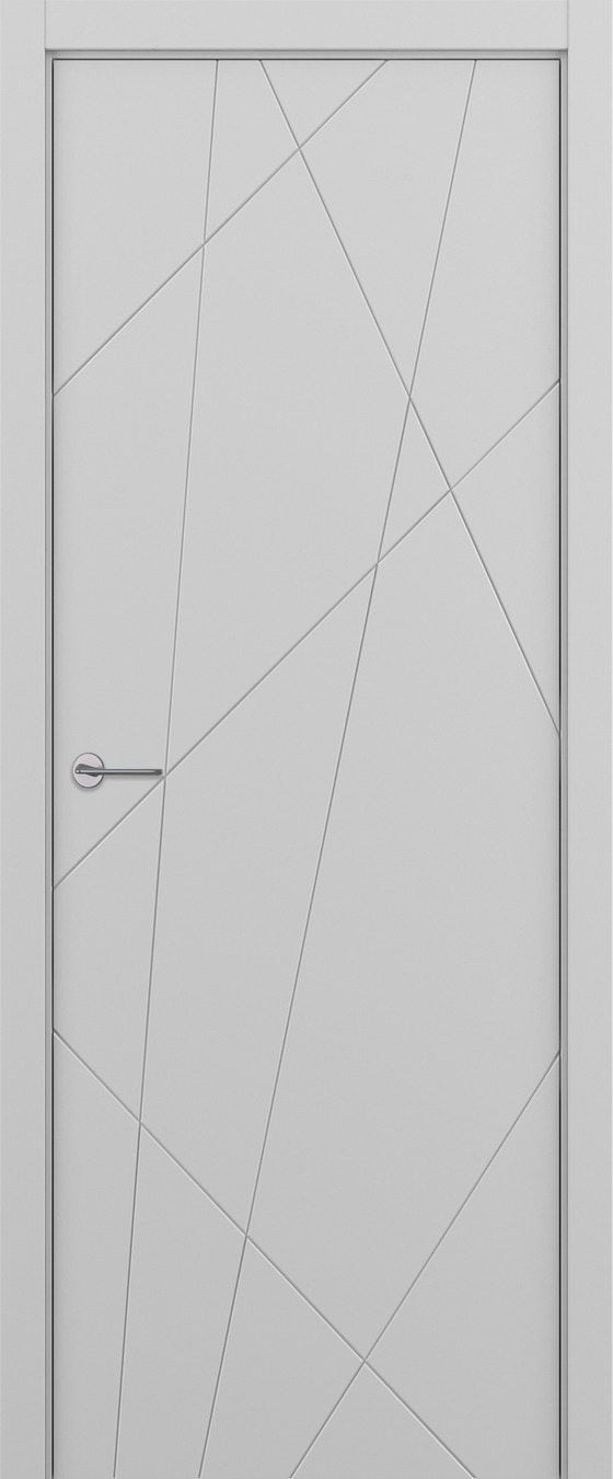 Chaos ДГ ART Lite 800*2000 Светло-серая эмаль (43)