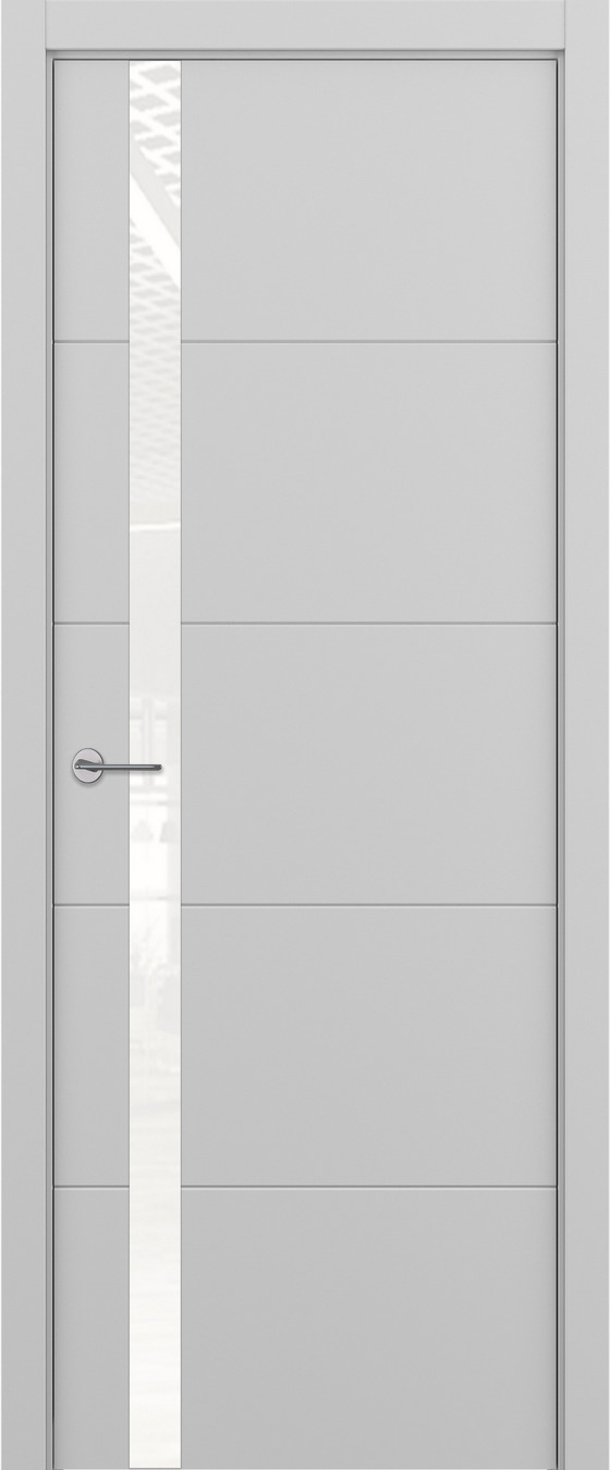Groove ДО ART Lite Lacobel White Pure 800*2000 Светло-серая эмаль (43)
