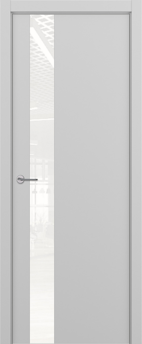 H3 ДО ART Lite Lacobel White Pure 800*2000 Светло-серая эмаль (43)