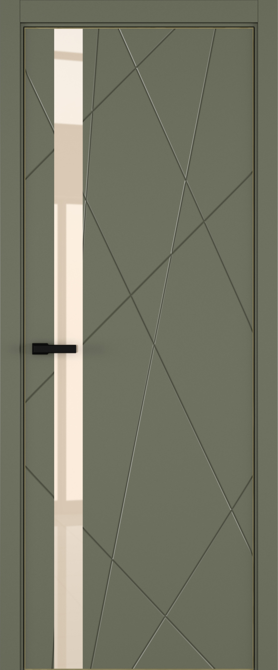 Chaos ДО ART Lite бежевый лак 800*2000 Оливковая эмаль ALU Золотая 2 петли зпз 196