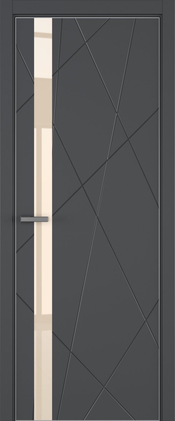 Chaos ДО ART Lite бежевый лак 800*2000 Темно-серая эмаль ALU Серая 2 петли зпз 196