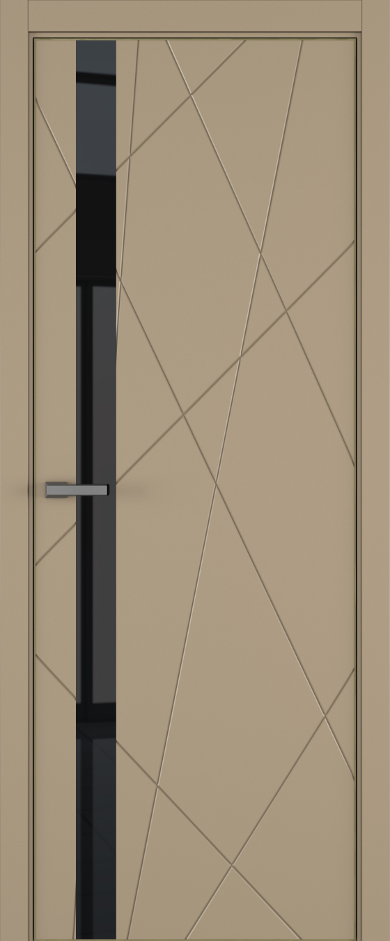 Chaos ДО ART Lite черный лак 800*2000 Бежевая эмаль ALU Золотая 2 петли зпз 196