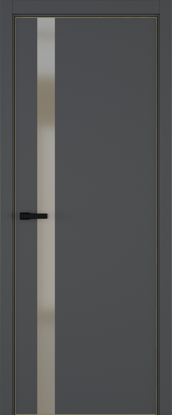 H2 ДО ART Lite бронза мат. 800*2000 Темно-серая эмаль ALU Золотая под 2 петли зпз 196