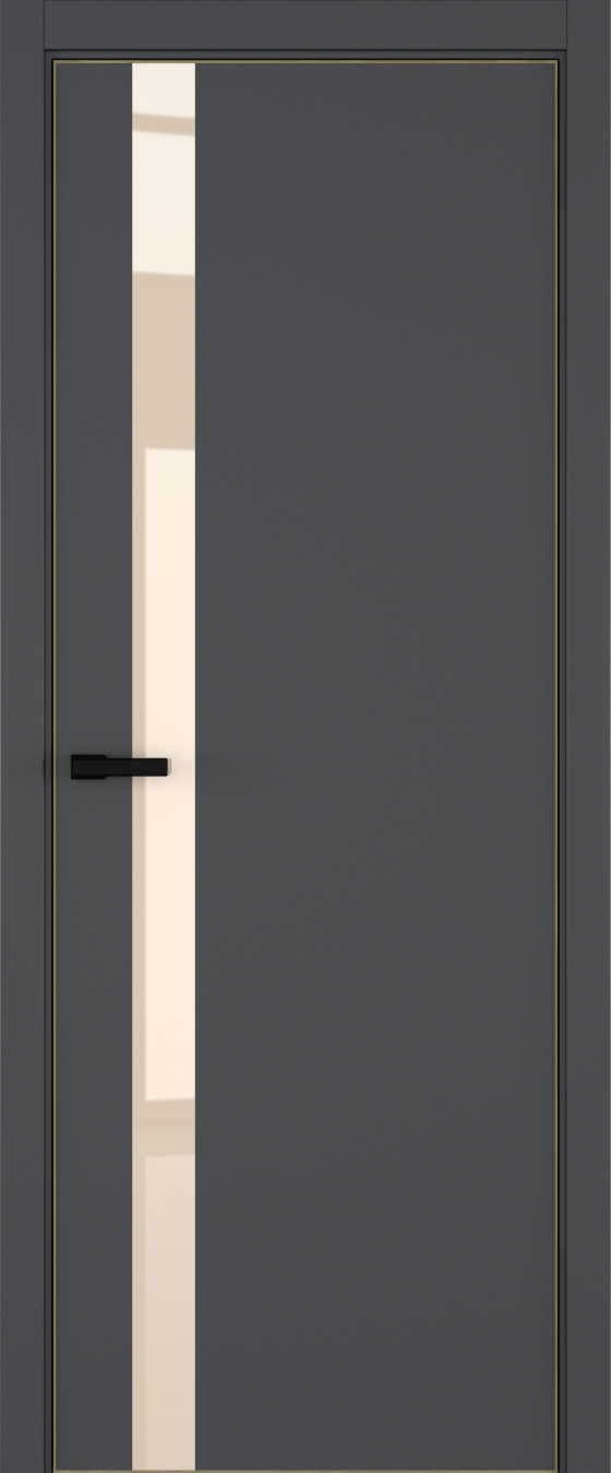 H2 ДО ART Lite бежевый лак 800*2000 Темно-серая эмаль ALU Золотая под 2 петли зпз 196