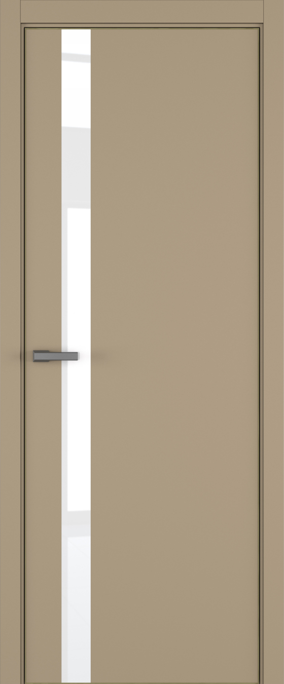 H2 ДО ART Lite Lacobel White Pure 800*2000 Бежевая эмаль ALU Золотая под 2 петли зпз 196