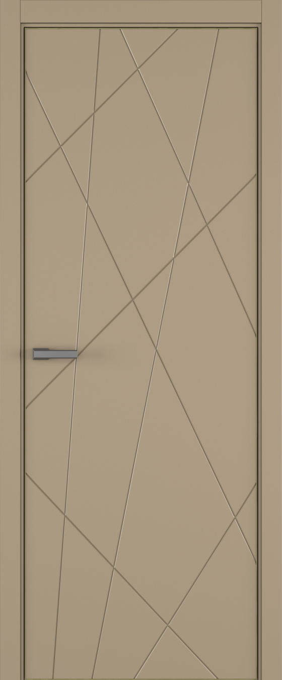 Chaos ДГ ART Lite 800*2000 Бежевая эмаль ALU Золотая 2 петли зпз 196