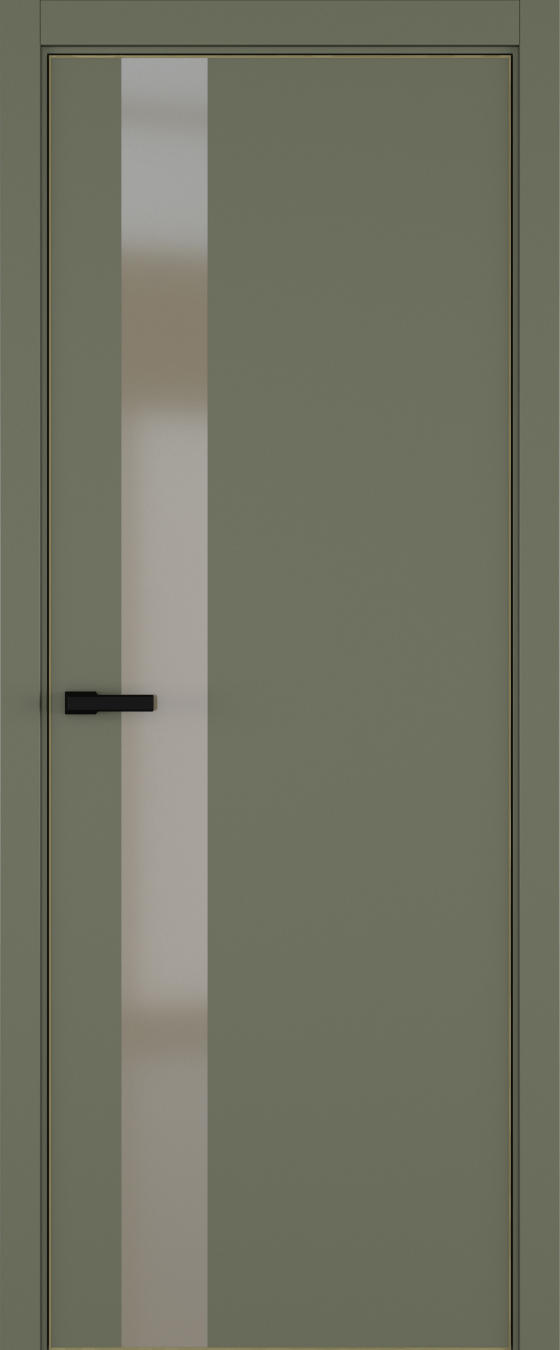 H3 ДО ART Lite бронза мат. 800*2000 Оливковая эмаль ALU Золотая под 2 петли зпз 196