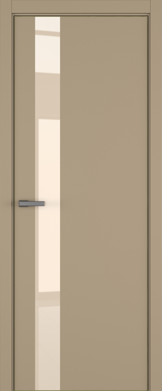 H3 ДО ART Lite бежевый лак 800*2000 Бежевая эмаль ALU Золотая под 2 петли зпз 196